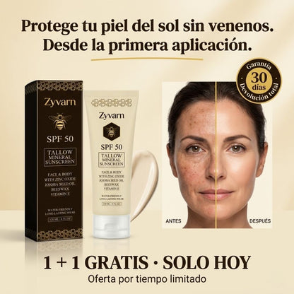 1+1 GRATIS - Zyvarn SPF50 · Protege tu piel cada día
