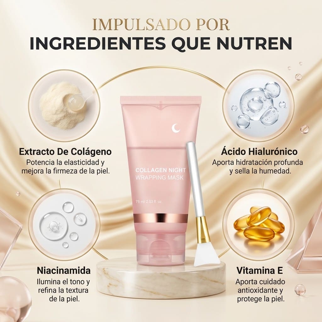 1+1 GRATIS COLLAGEN NIGHT MASK™ - REJUVENECE CADA NOCHE