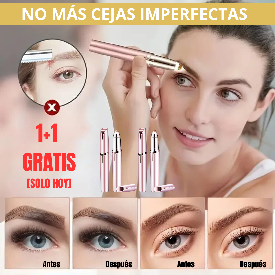 ClearSkin Depilator™ | La Revolución en la Depilación de Tus Cejas
