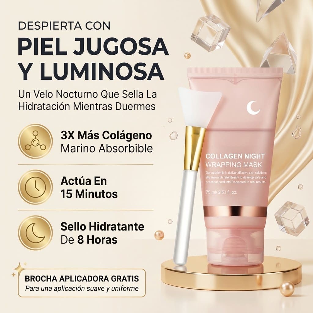 1+1 GRATIS COLLAGEN NIGHT MASK™ - REJUVENECE CADA NOCHE